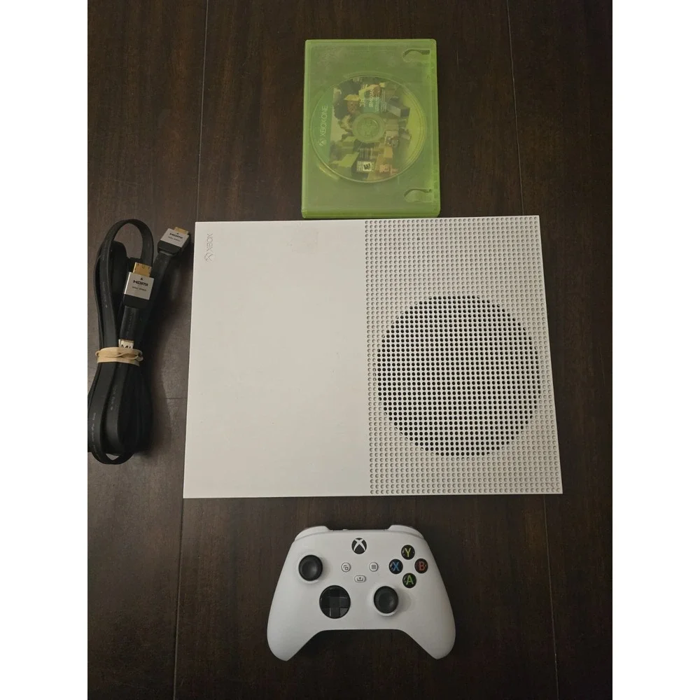 Microsoft Xbox One S 1TB Console Bundle w/ Wireless Controller And 1 Game